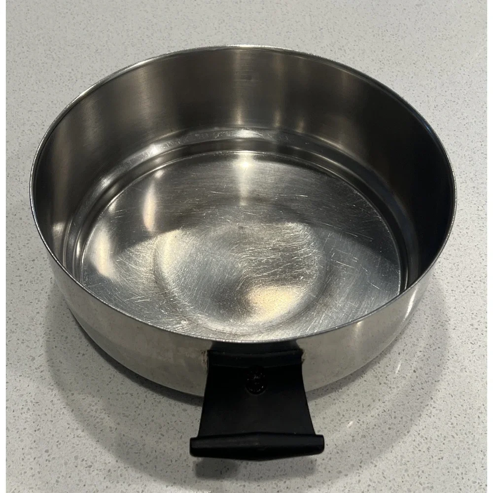 Vintage Rena Ware 18-8 Stainless Steel 3 Ply 4 QT   Pan Pot Handle. No Lid